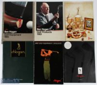 1982-1995 Ben Hogan Golf Equipment Catalogues, to include 1982, 1983, 1990, 1991, 1993, 1994 (6)