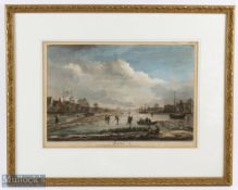 Van Drever (After) c1753 Hand coloured engraving titled 