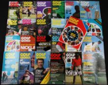 1973 & 1974 Golf World Monthly magazines (24) a complete run - again published nearly 50 years