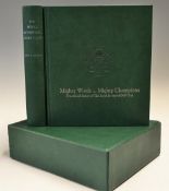 Royal Liverpool Golf Club Set of Books - 'Mighty Winds…Mighty Champions The Official History of