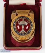 Scarce 2007 Official 23rd PGA Cup 10ct Gold Plated and Enamel Money Clip - played at Reynolds
