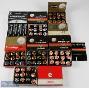 84x Dunlop 65 wrapped golf balls in their original boxes, unwrapped unused golf balls, a good
