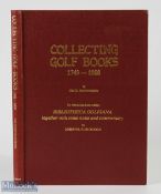 Collecting Golf Books 1743-1938 Cecil Hopkinson 1980 No.87 of 250 copies