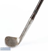 Interesting and later Presentation Early Carrick Curved Face Track Iron c1870s - stamped with the