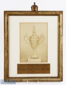 Interesting early Thomas Rodger St Andrews Sepia Golf Related Photograph of The Queen Victoria