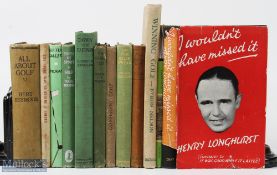 Period Golf Books - a good selection to include All About Golf Bert Seymour, Own The Fairway