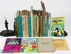 A Collection of Golf Humour Books, to include golf addicts' books by George Houghton x11 H/b and P/b