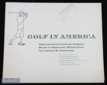 Golf in America Lealand R Gustvson - a set of 6 limited edition Prints of the Old Apple Tree, the