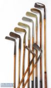 10x Assorted blade putters some with brass heads, to incl' a bent neck, 2x Pyramids, and a Gem model