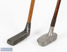 2x interesting alloy metals putters - A -Ashbourne 