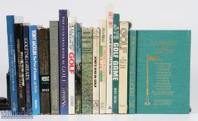 A Quantity of Golf Related Books, with noted items of Tony Jacklin The Price of Success Liz