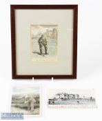 Collection of Old Tom Morris Golf Related Period Items one signed (3)- to incl James Patrick