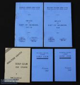 Collection of Walton Heath Golf Club Rules, Fixtures, 