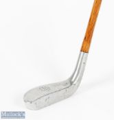 Standard Go Co Sunderland aluminium mallet head putter stamped YS model upright lie, showing the
