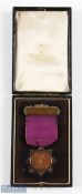 1927 Fifth Boys' Golf International England v Scotland medal - by makers Walker & Hall hallmark,
