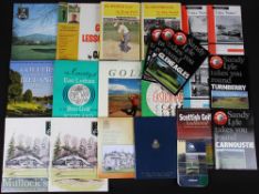 Golf Books, Magazines to include Dunlop Golf Guides Sandy Lyle Takes You Round x6, the Kaye Golf