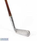 Fine Early Tom Stewart Pipe Mark left hand smf heavy blade putter - stamped J Braid Walton Heath