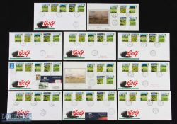 Selection of Golfing Circular Date Stamp First Day Covers (10)