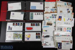 Postal History - First Day Covers carton of GB and overseas first day covers and stamps. Mostly last