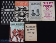 Nazism - a group of rare anti-Nazi pamphlets 1930s-40s including: 'Let my People Go - some practical
