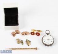 15ct Gold Sampson Morden Yellow Metal Propelling Pencil has no hallmark (this has been tested and is