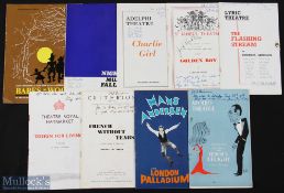 Theatre Programmes - Autographs group of approx. nine theatre programmes, mostly 1920s-30s - but