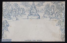 Mulready 2 Pence Envelope 1840 a blue unused envelope featuring Britannia found a job with Royal