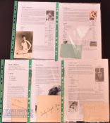 Entertainment Autographs - featuring Shirley Temple Black (1928-2014), Boots Mallory (1913-1958),