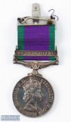 EIIR Campaign Service Medal CSM & Northern Ireland Clasp and ribbon Sac P C Richardson (H8403402)