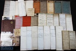 Mixed Ephemera - carton with a good selection of ephemera including: a group of 19th c legal