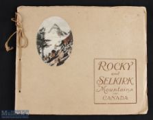 Canada - Canadian Rocky & Selkirk Mountains. Portfolio album, online of Pacific Railway c1900. Has