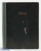 Album a delightful album featuring attractive calligraphy, original art, mid-19th c photographs,