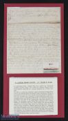 WWI - Egypt c1915 - A Letter Home - Interesting letter from Adolphus Fynney, 29757, Shoe Smith