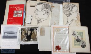 Mixed Ephemera - good selection including a high status military visitors' book c1938, an