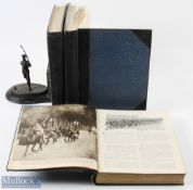 WWI - Three Bound Volumes Of The 1930s Magazine 'The Great War - I Was There', a publication which