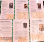 Selection of Victorian Political Autographs featuring Robert Peel (1788-1850), Henry Somerset, 7th