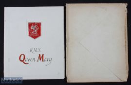My Voyage on RMS Queen Mary 1950s - Souvenir Publication for 1st Class Passengers - has 16 pictorial