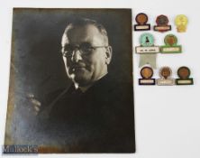 British Electrical Power Convention enamel badges Lord Mayor of Birmingham Walter Samuel Lewis years