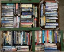 Naval Book Selection - 5x cartons of novels on naval themes, includes titles by Richard Woodman,