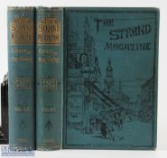 Strand Magazine - VOL XI (January-June 1896) together with VOL XII (July-December 1896). Articles