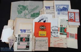 Home Front Printed Packaging Collection. World War II period - a lot of 70 assorted printing