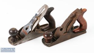 2x Stanley Bailey Planes No.4 Woodworking Tools made in the USA + England F