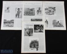 The History of a Slave by H H Johnston FRGS 1889: 4 part series of illustrated articles with the