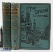 STRAND MAGAZINE - VOL I (January-June 1891) together with VOL II (July-December 1891). The first