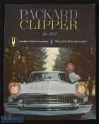 The Packard Clipper for 1957 sales brochure - very large 12 page brochure with 7 impressive