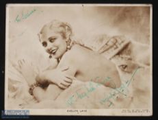 Entertainment Autograph - Signed press photograph Evelyn Laye to Jean Clarke Smith, Jean Clarke-Smit