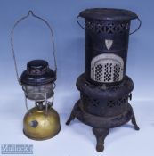 Tilley Tilly Lamp Storm Light Glass Paraffin Lantern 171, plus 1950s Valor 106R Paraffin Portable