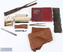 Mixed Collectors lot of Rulers, Tools and other items - to include a Rabone steel rule No.64a, brass