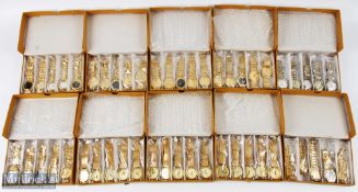 Ex-Shop Stock Dress watches (#118) in assorted styles and designs, in stainless and gold finishes,