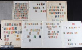 Uruguay - large extensive old collection of 220 Postage Stamps. 1858 - 1940s. Of which 71 are 19th